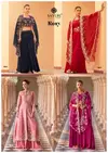 Rosy By Sayuri Chinon Ladies Shrug Indo Western Wholesale Market In Surat
